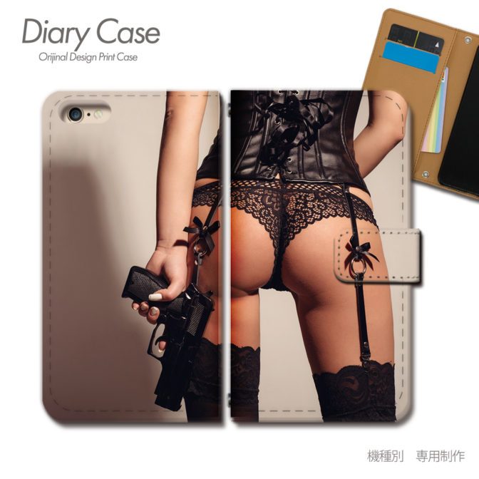 スマホケース手帳型カバーiphoneXPERIAGalaxyAQUOSセクシーランジェリー水着ビキニ